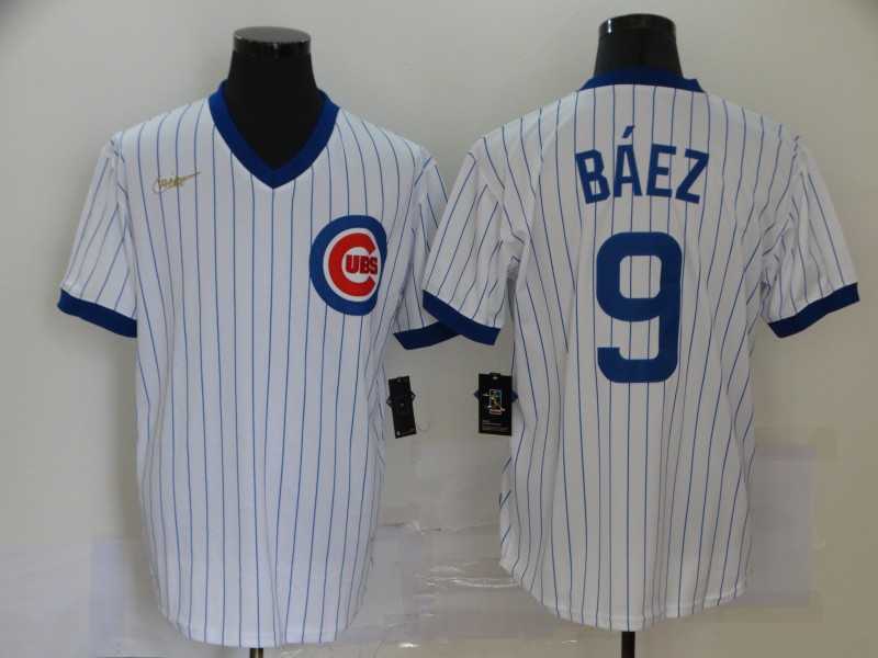 Cubs 9 Javier Baez White 2020 Nike Cool Base Jersey,We sell and wholesale Cubs 9 Javier Baez White 2020 Nike Cool Base Jersey on line form chian!